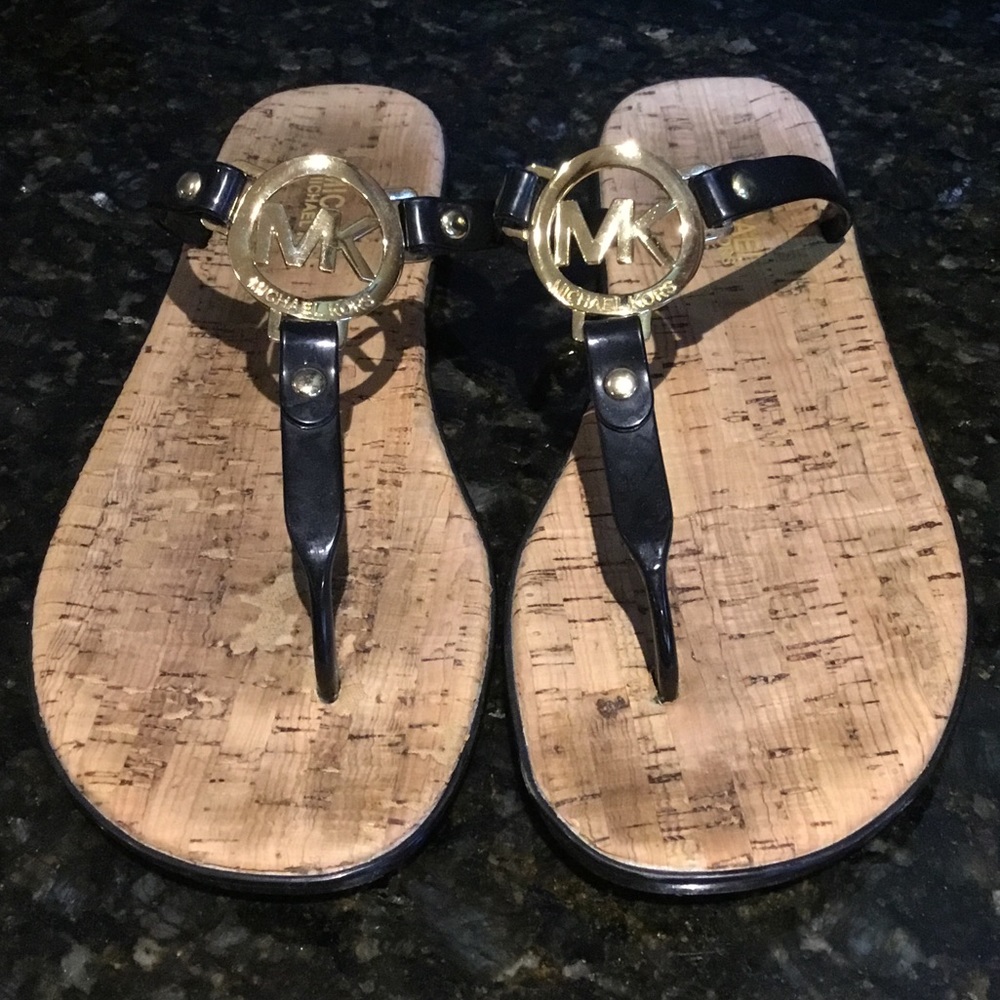 Michael Kors Flip Flops size 8